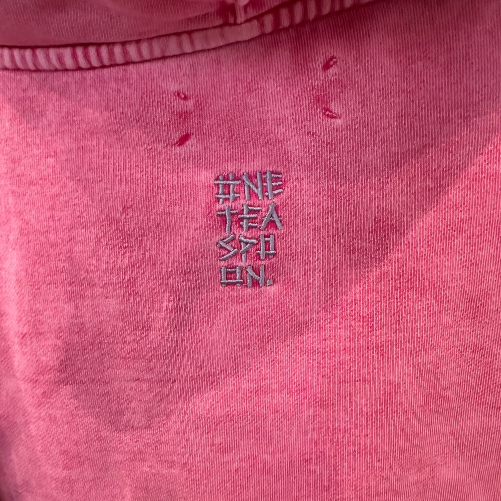Rare Free People x One Teaspoon Pink Acid Speed Hoodie - Picture 8 of 8